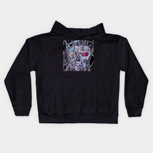 Death in the thorns Kids Hoodie